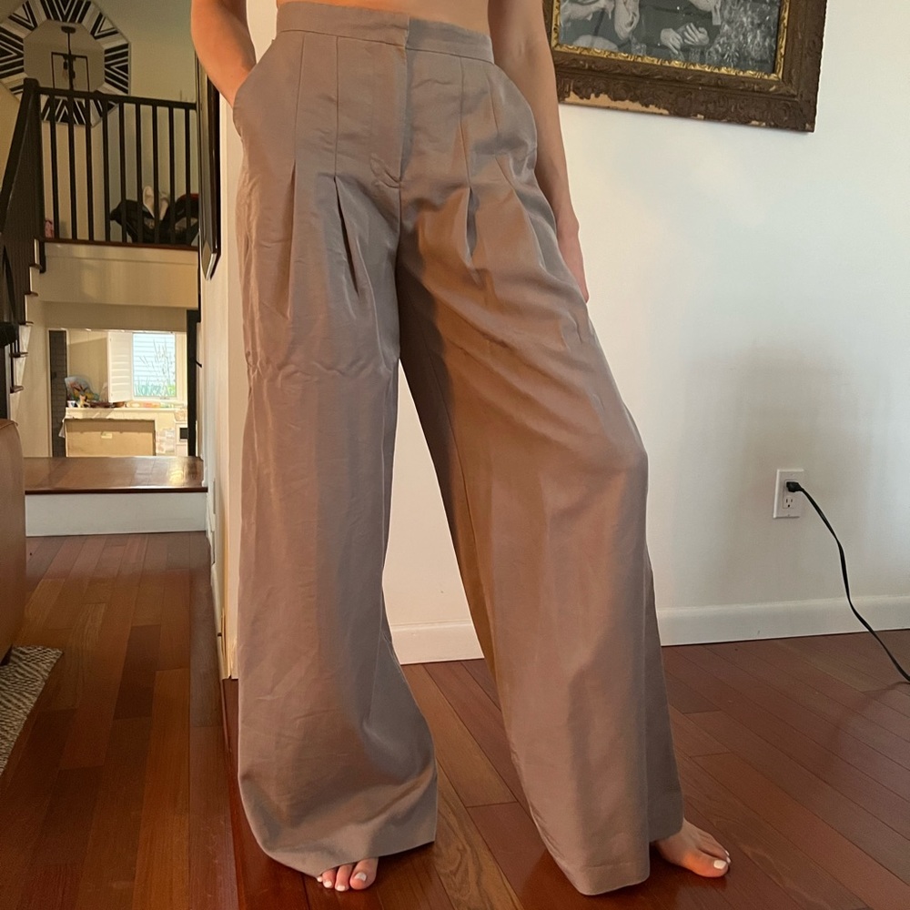 Anthropologie Elizabeth Klein Beyond Vintage Wide Leg women’s high waisted pants